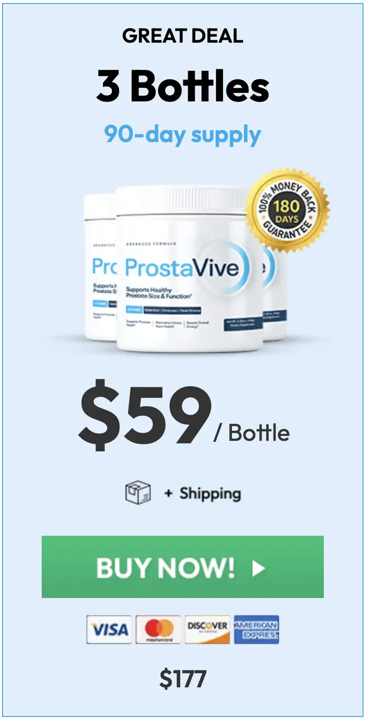 Prostavive three bottles order